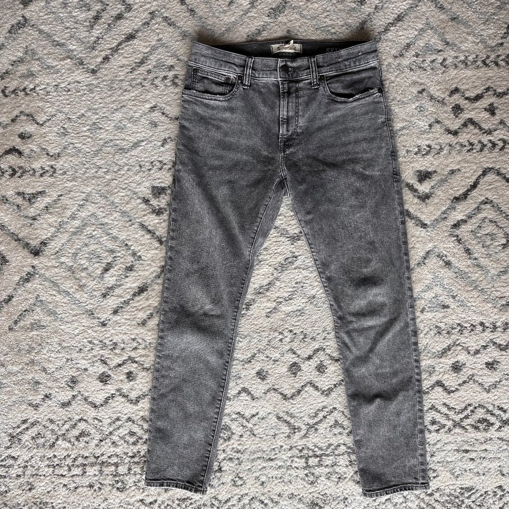 Madewell Skinny Authentic Flex Jeans in Grayling Wash 31"x30"